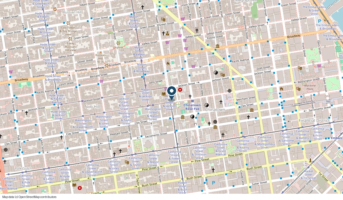 Map showing the location of Tasha Hair Design